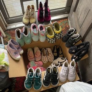 Lot of toddler shoes